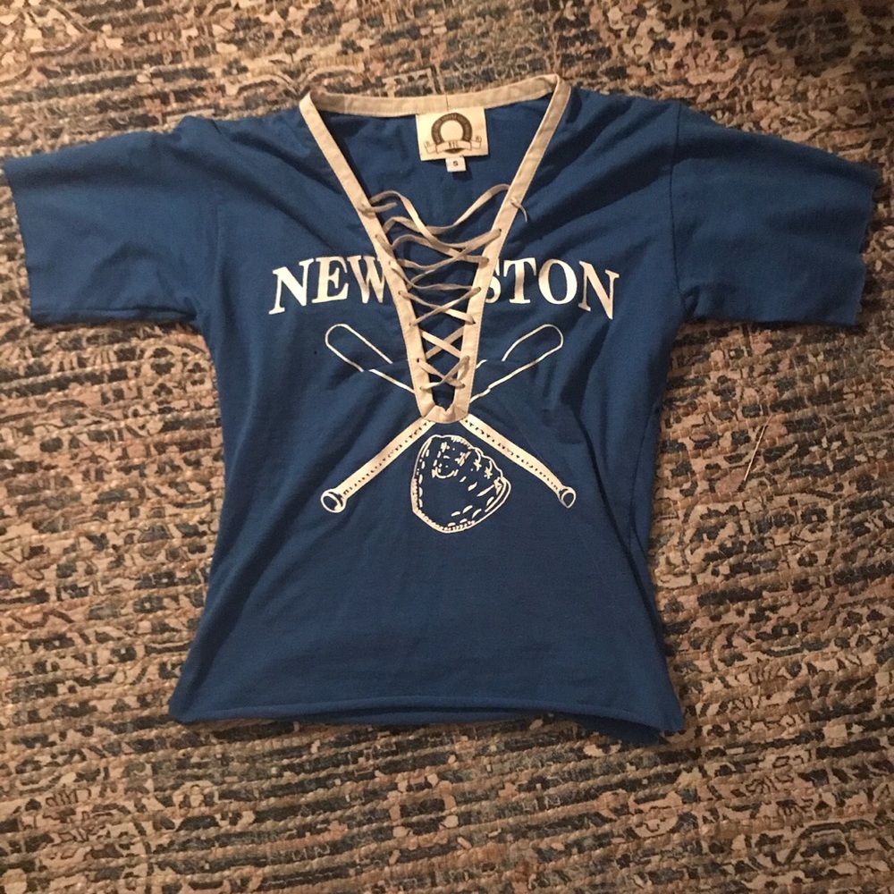 Vintage Lace Up Tee